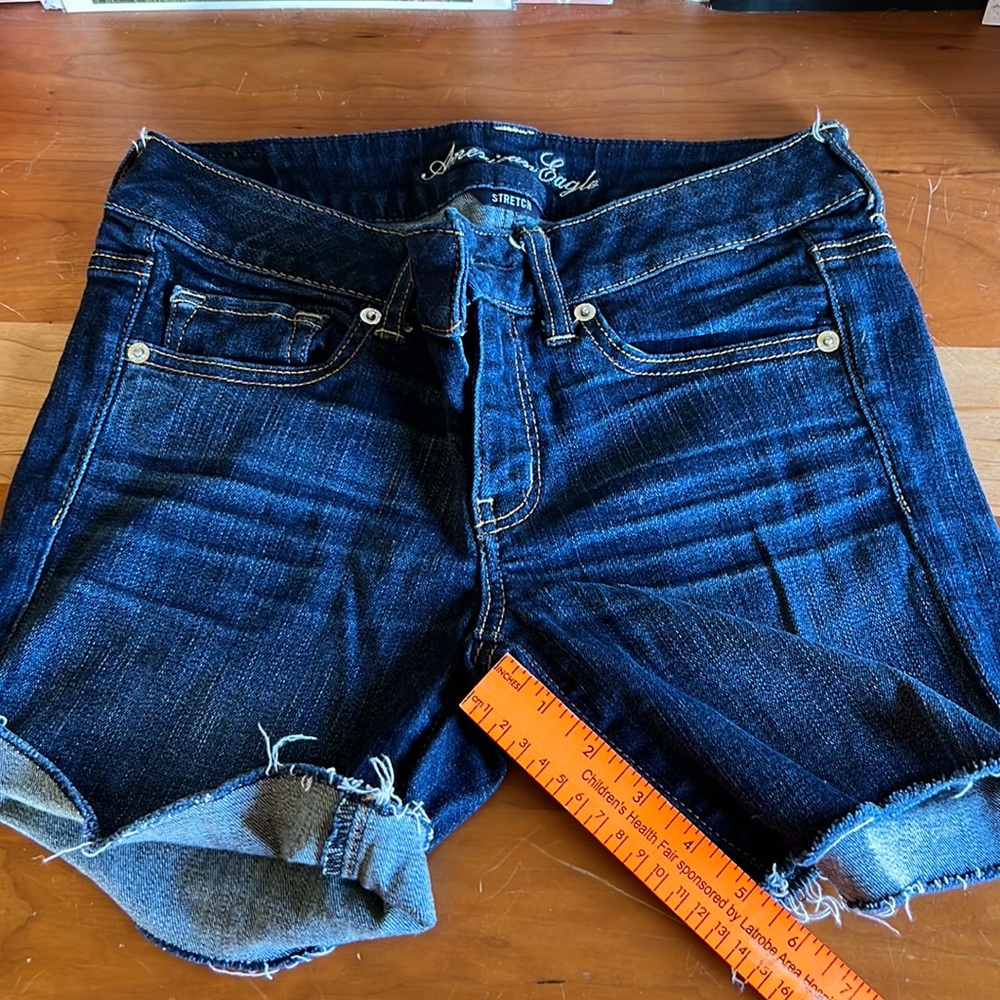 American eagle cut off denim shorts